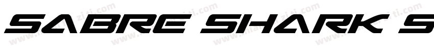 Sabre Shark Semi Bold Semi Str字体转换